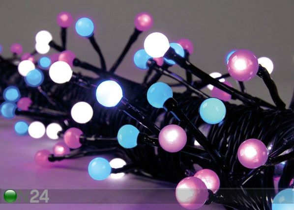 Värikkäät valot PARTY 80 LED