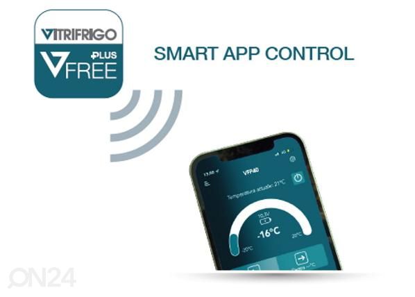 VFree Plus kannettava jääkaappi (bluetooth-ohjaus), 40 L