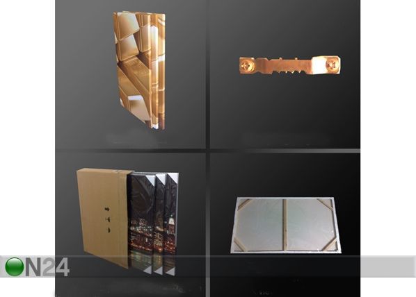 Viisiosainen taulu JAPANIN PUU 2