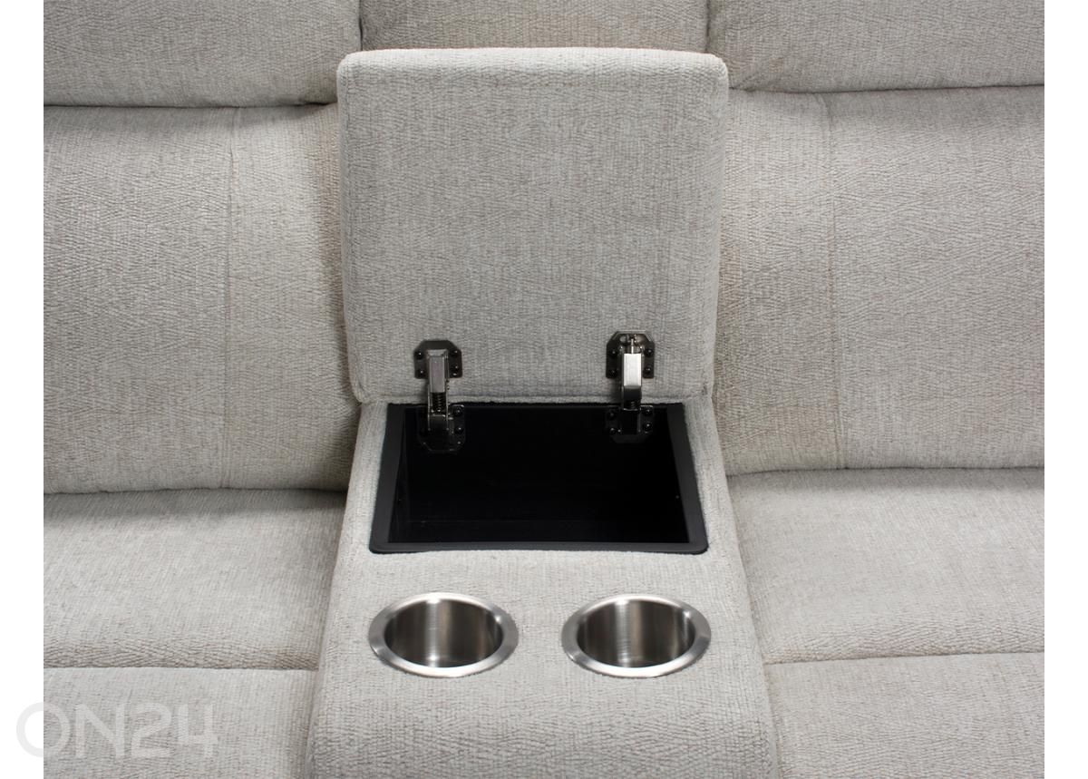 2-hengen sohvarecliner Olsen, sähköinen kuvasuurennos