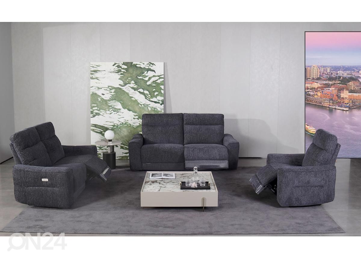 2-istuttava mekanismisohva recliner (sähköinen) kuvasuurennos