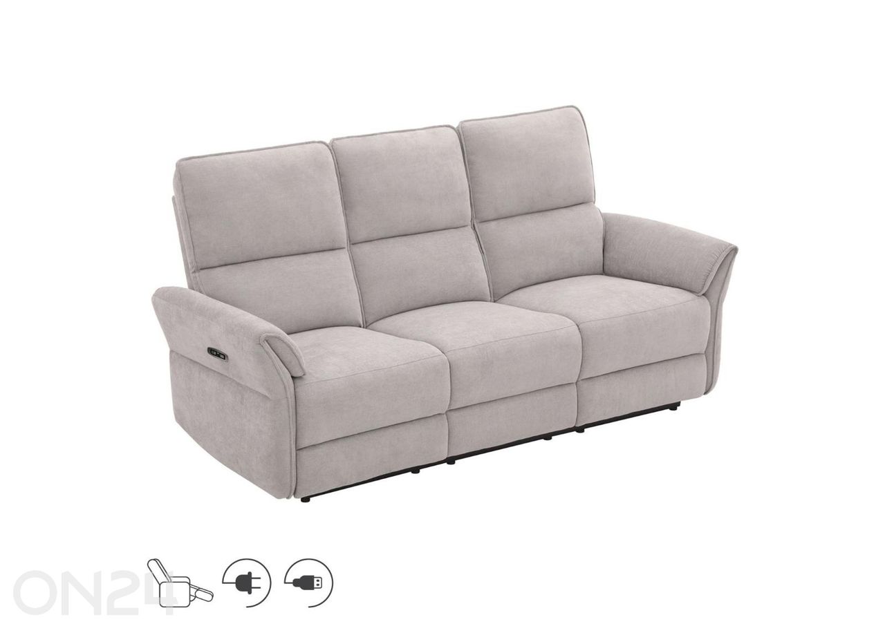 3-istuttava sohva Damika Recliner kuvasuurennos