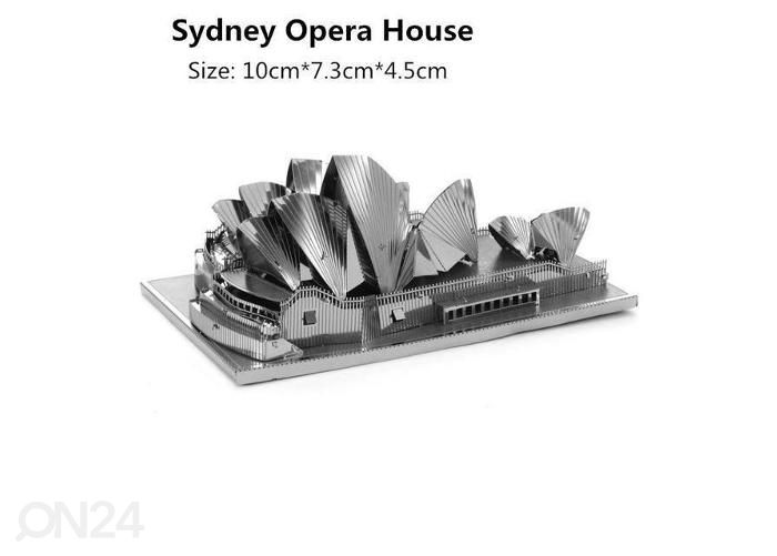 3D palapeli Metal Earth Sydneyn oopperatalo kuvasuurennos