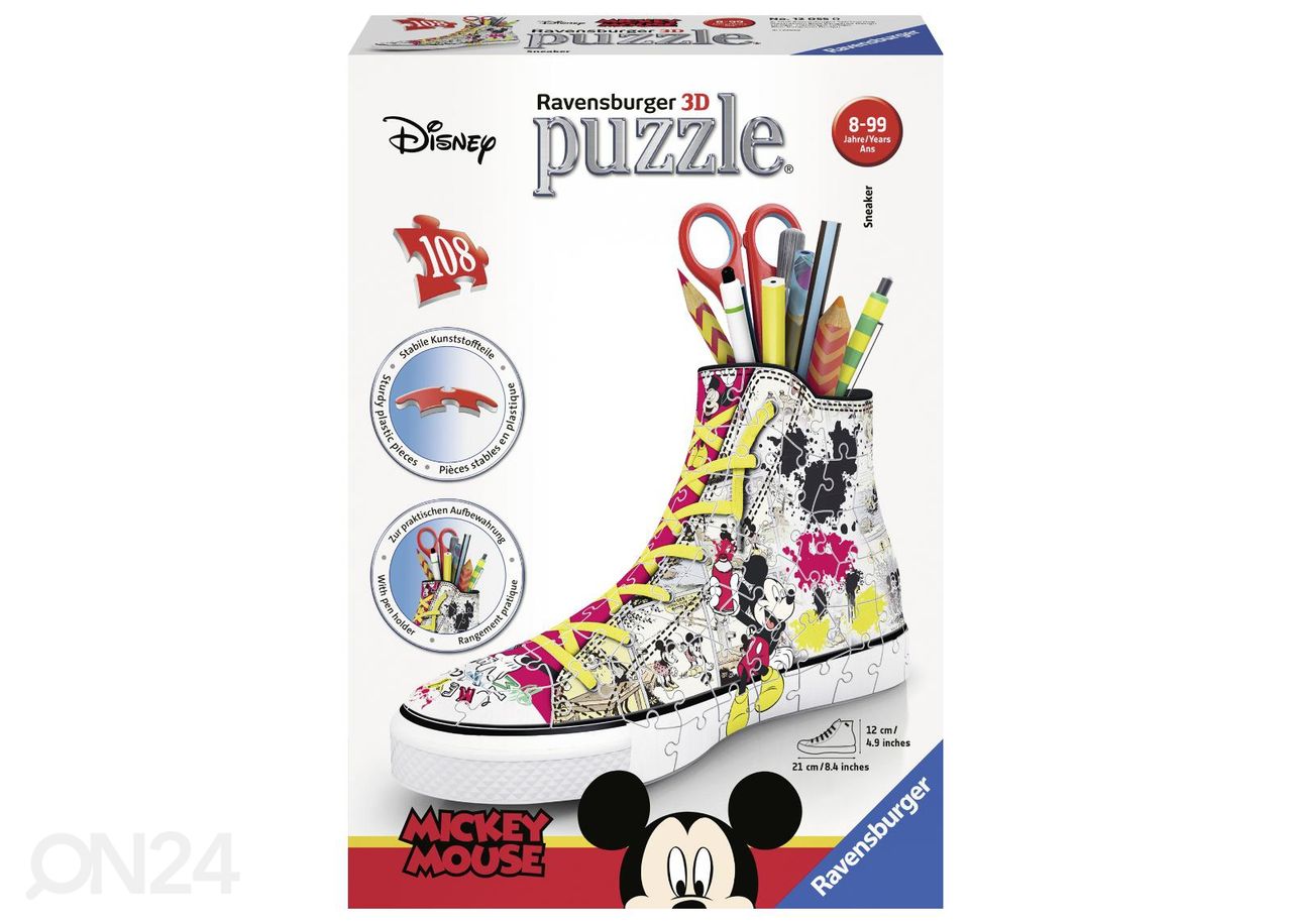3D palapeli Tossu Mikki Hiiri Ravensburger kuvasuurennos