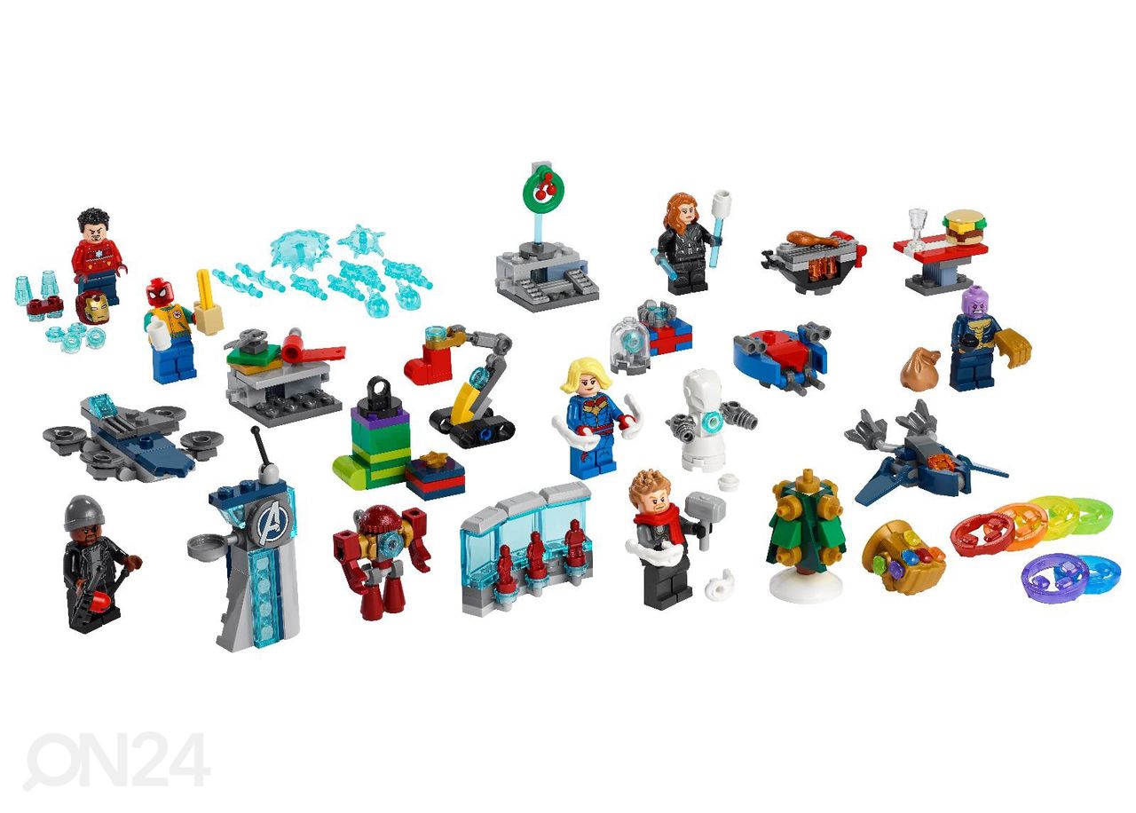Adventtikalenteri LEGO Marveli Tasujad kuvasuurennos