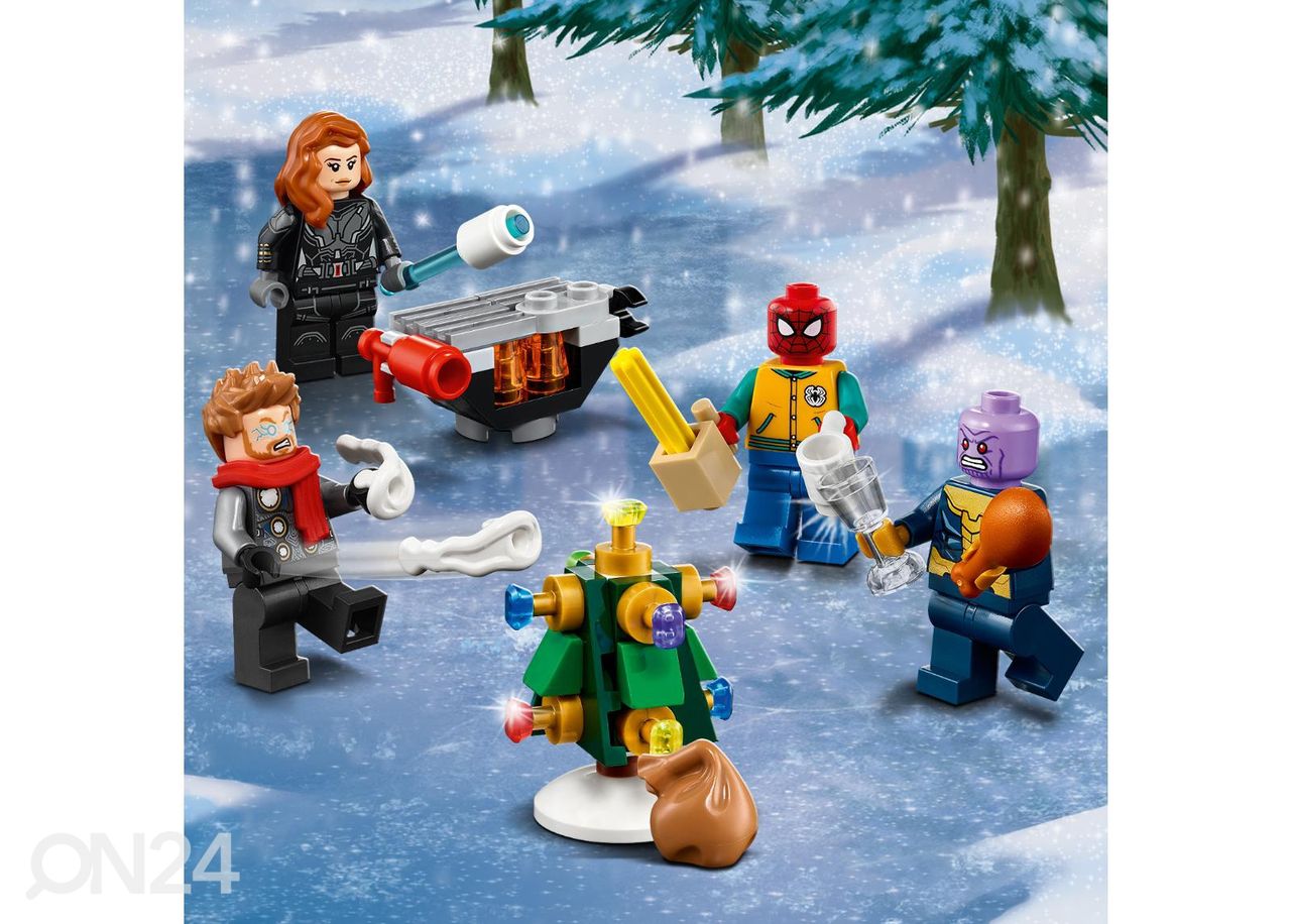 Adventtikalenteri LEGO Marveli Tasujad kuvasuurennos