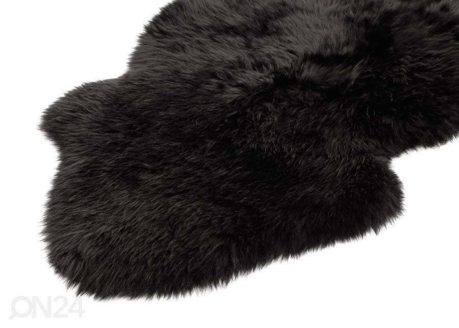 Aito lampaantalja Merino black Duo ±60x180 cm kuvasuurennos