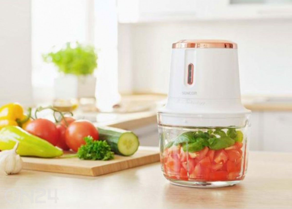 Akkukäyttöinen minisilppuri Sencor SCB9000WH kuvasuurennos