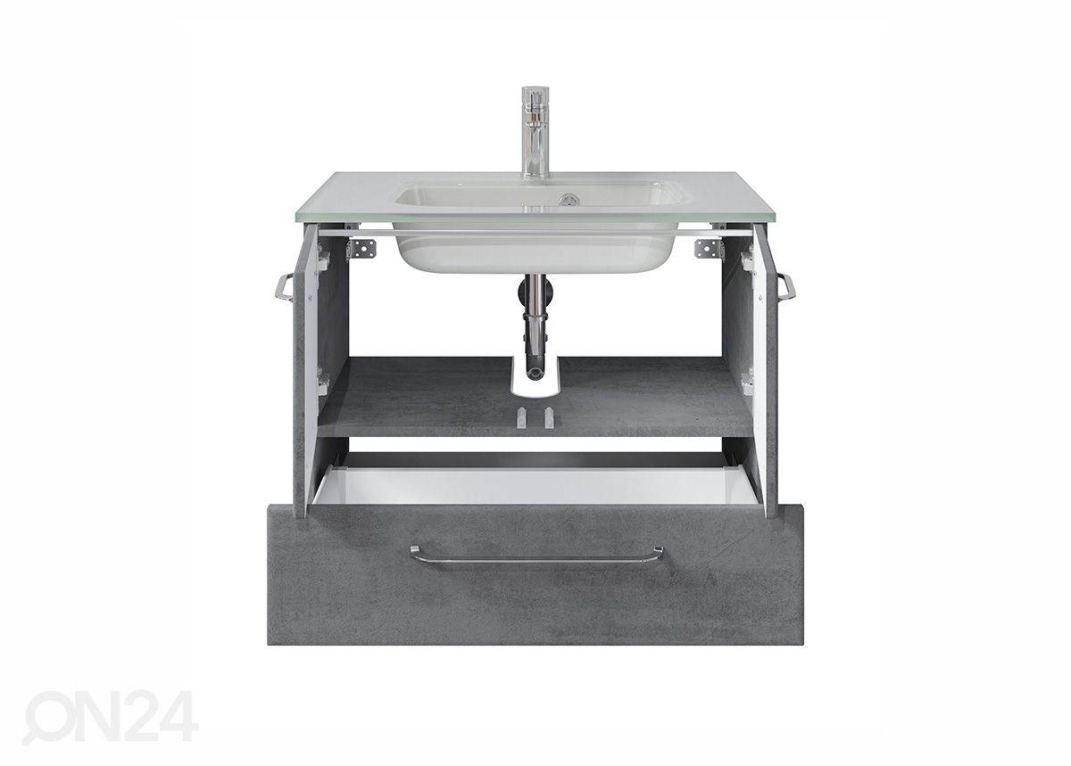Allaskaappi + lasiallas 945 h53x75x45 cm kuvasuurennos