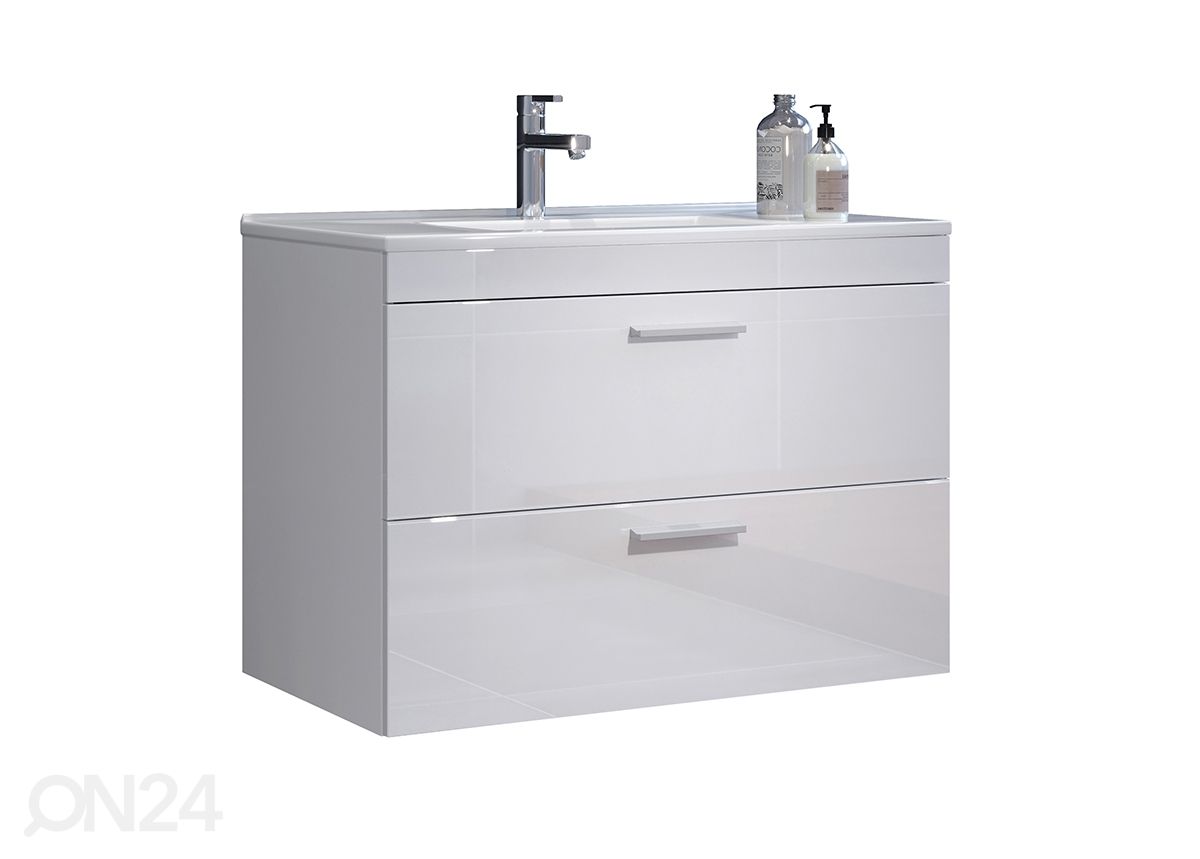 Allaskaappi + pesuallas Devon kuvasuurennos