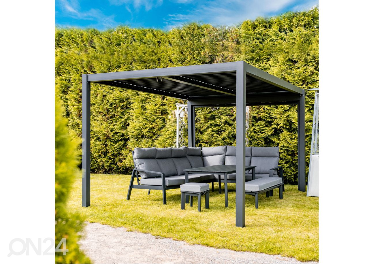 Alumiininen pihakatos Pergola Luxe kuvasuurennos