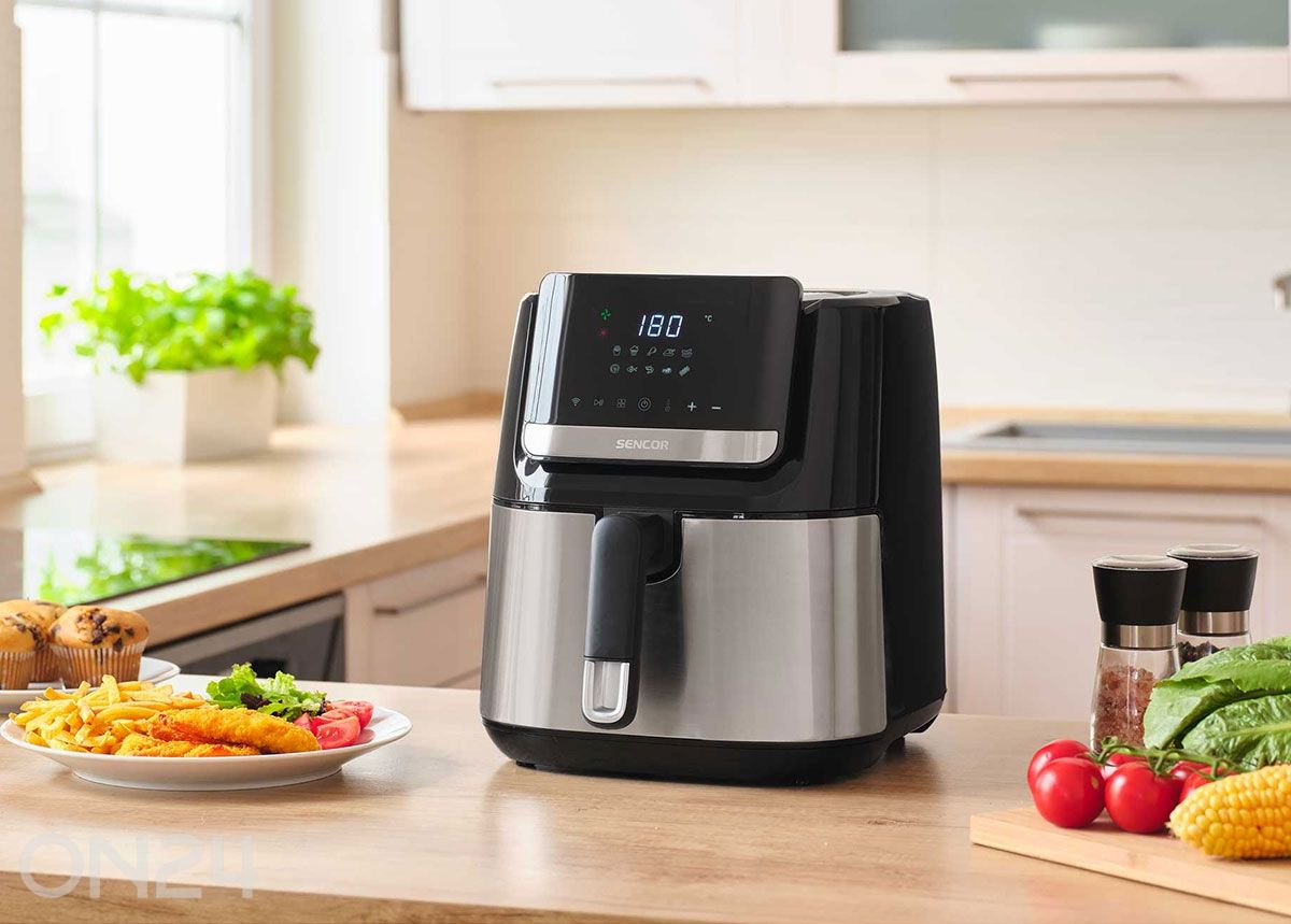 Älykäs kuumailma-friteerauslaite Sencor SFR6600SSEUE3 kuvasuurennos