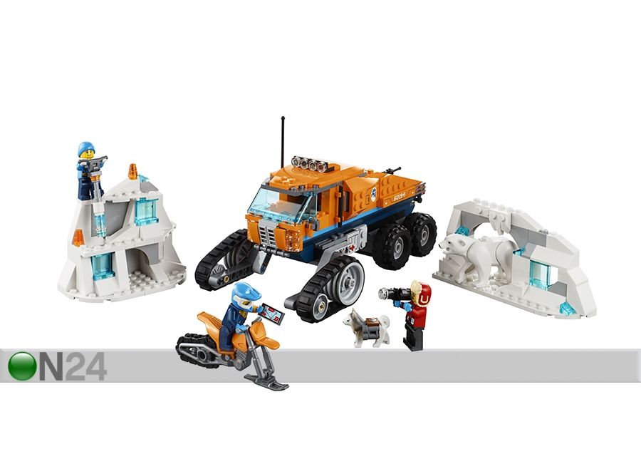 Arktinen tiedusteluauto LEGO City kuvasuurennos