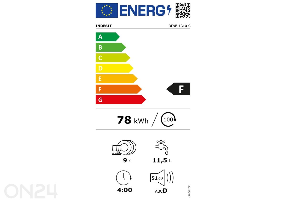 Astianpesukone Indesit DF9E1B10S kuvasuurennos