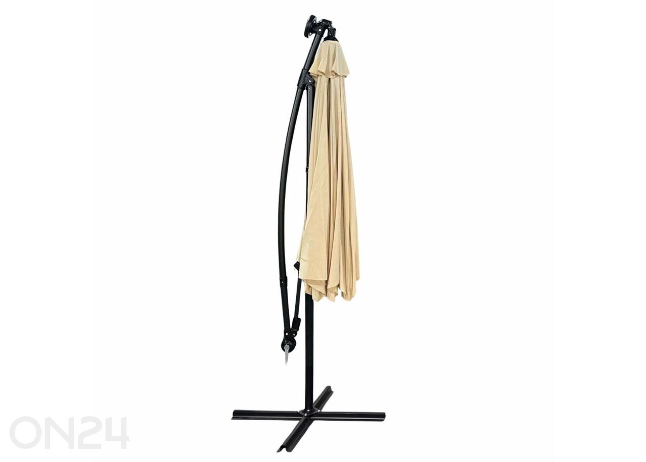 Aurinkovarjo Milin + LED Ø 3 m kuvasuurennos