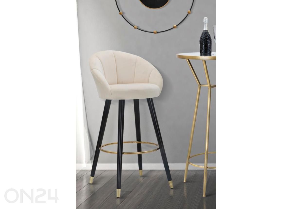 Baarijakkara Glam, kermanvakoinen/ kullanvärinen/ musta kuvasuurennos