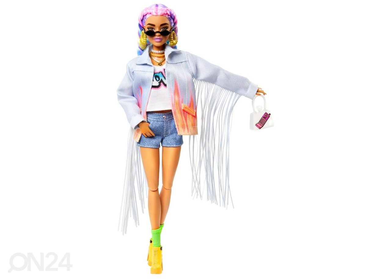 Barbie® Ekstra Sateenkaari hiukset kuvasuurennos