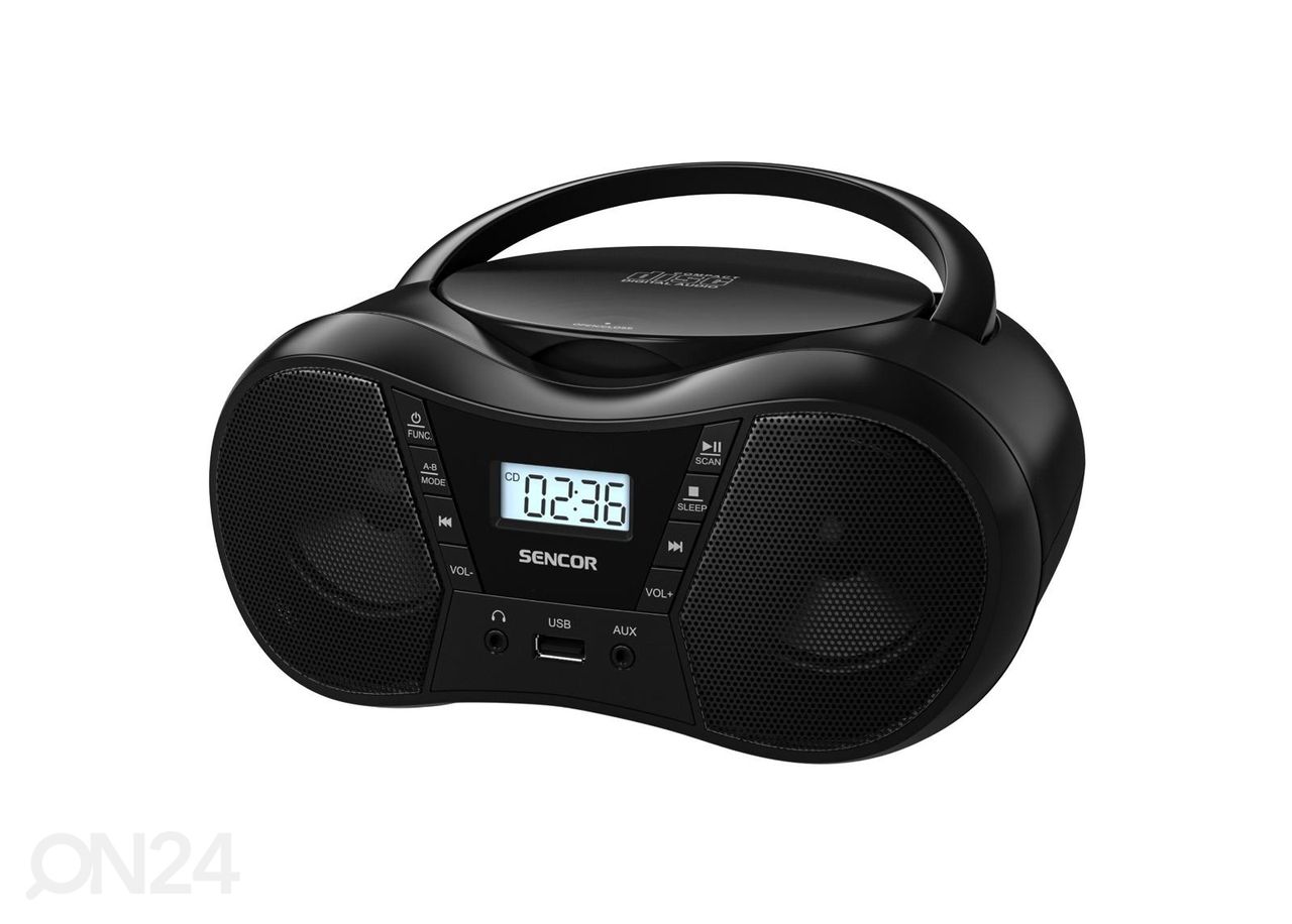 Bluetooth soitin Sencor SPT2300BK, musta kuvasuurennos