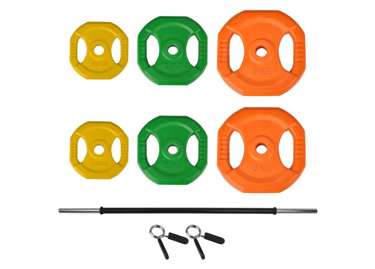 Body pump painonnostosetti 2-20kg 30mm inSPORTline kuvasuurennos