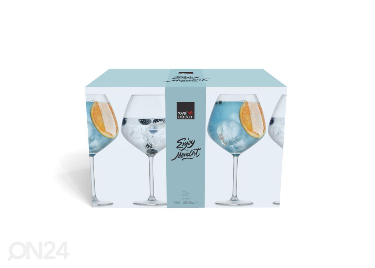 Coctail lasit Enjoy the Moment Gin Tonic 75 cl, 6 kpl kuvasuurennos