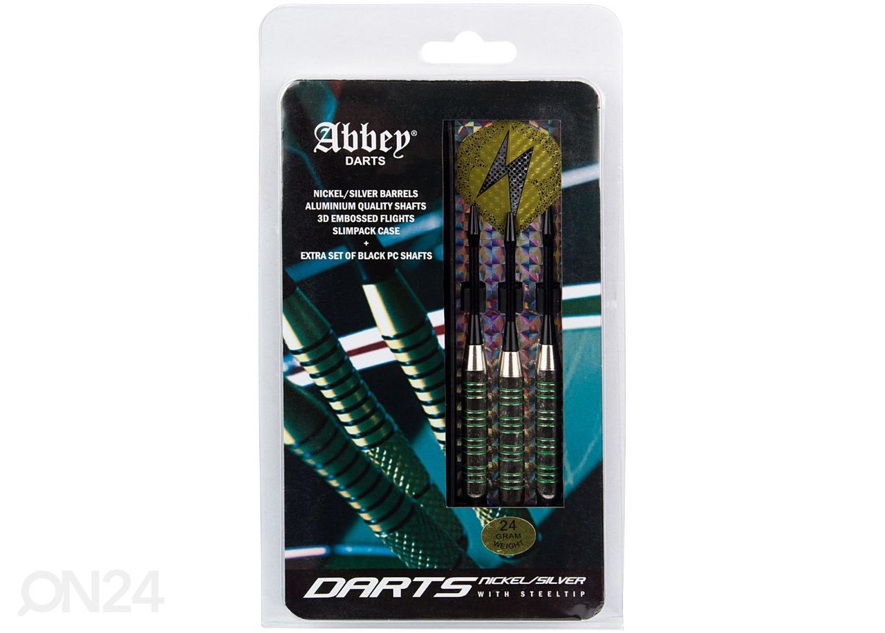 Darts tikkasetti Nickel/silver Abbey kuvasuurennos