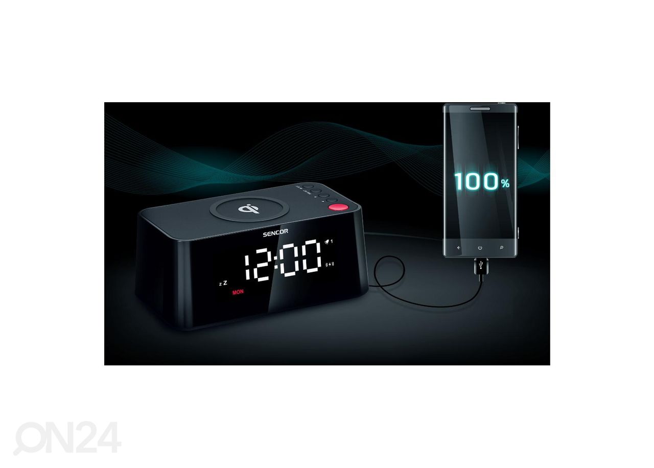 Digitaalinen herätyskello Sencor SDC7600QI kuvasuurennos