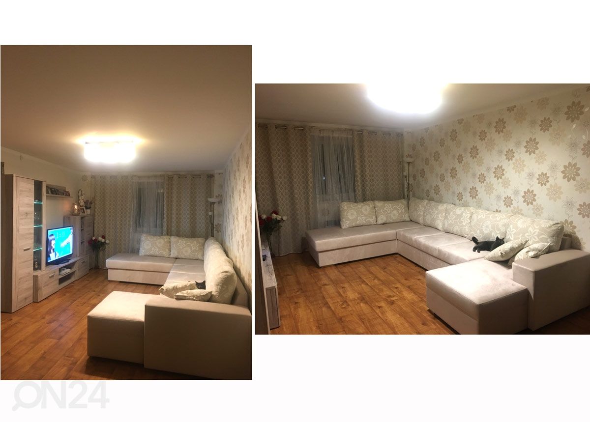 Divaanivuodesohva Dublin XXL Jumbo vuodevaatelaatikolla kuvasuurennos