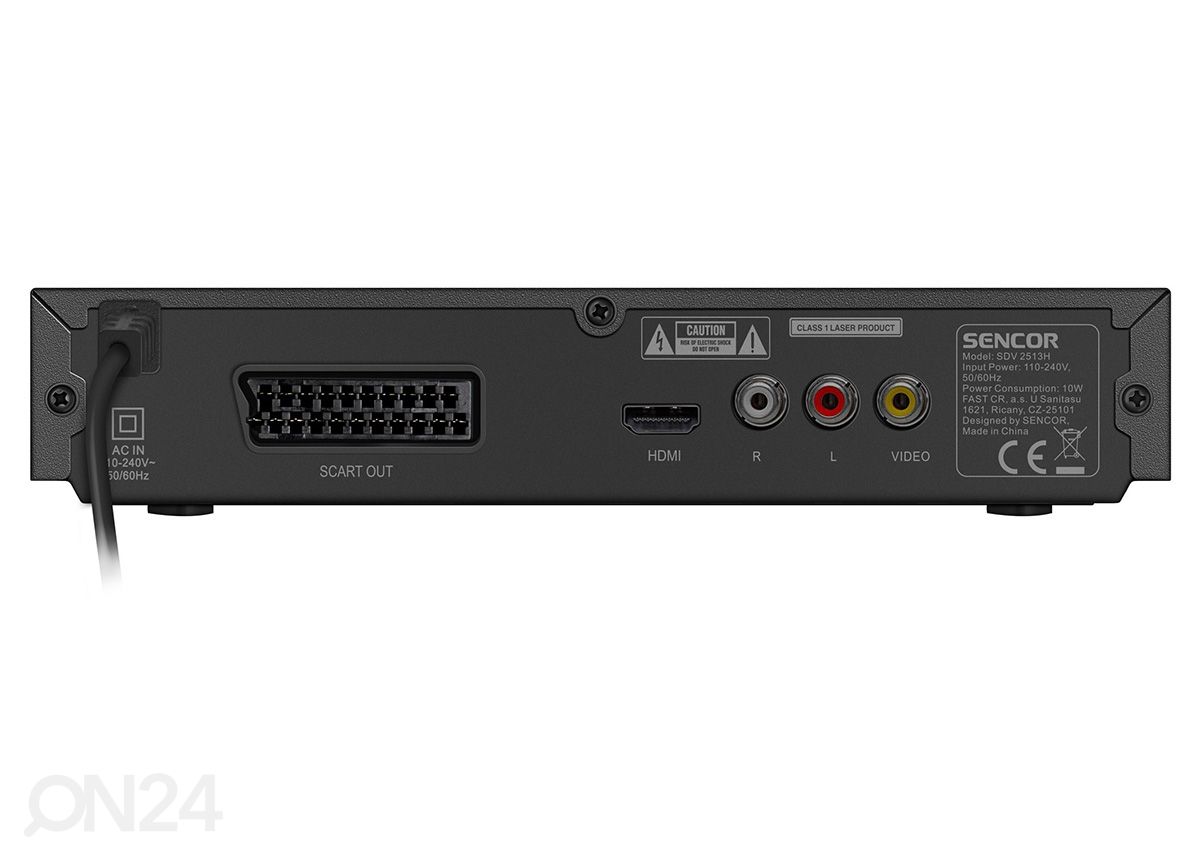 DVD-soitin Sencor SDV2513H kuvasuurennos