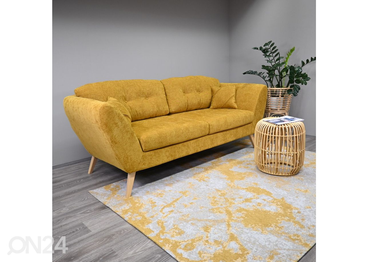 Easy Care matto Carissa okra 160x230 cm kuvasuurennos