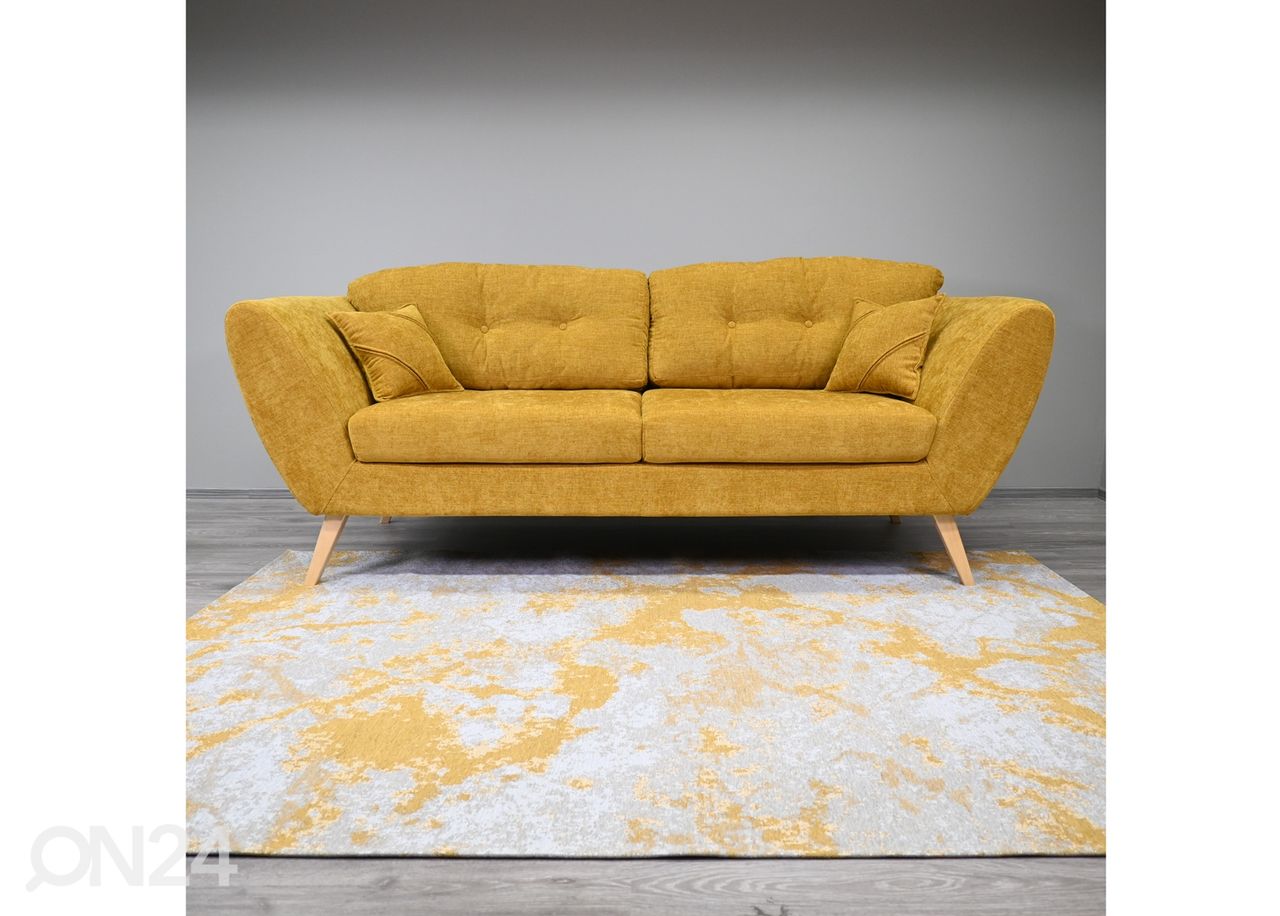 Easy Care matto Carissa okra 160x230 cm kuvasuurennos