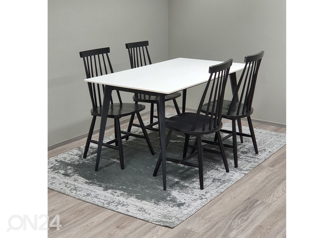 Easy Care matto Dione harmaa 160x230 cm kuvasuurennos