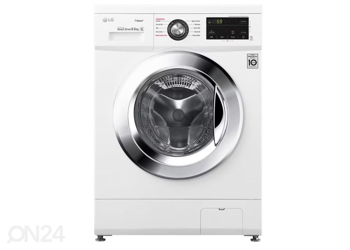 Edestä täytettävä pesukone LG F2J3WY5WE kuvasuurennos