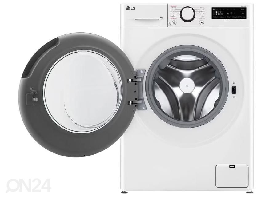 Edestä täytettävä pesukone LG F2WR508SWW kuvasuurennos