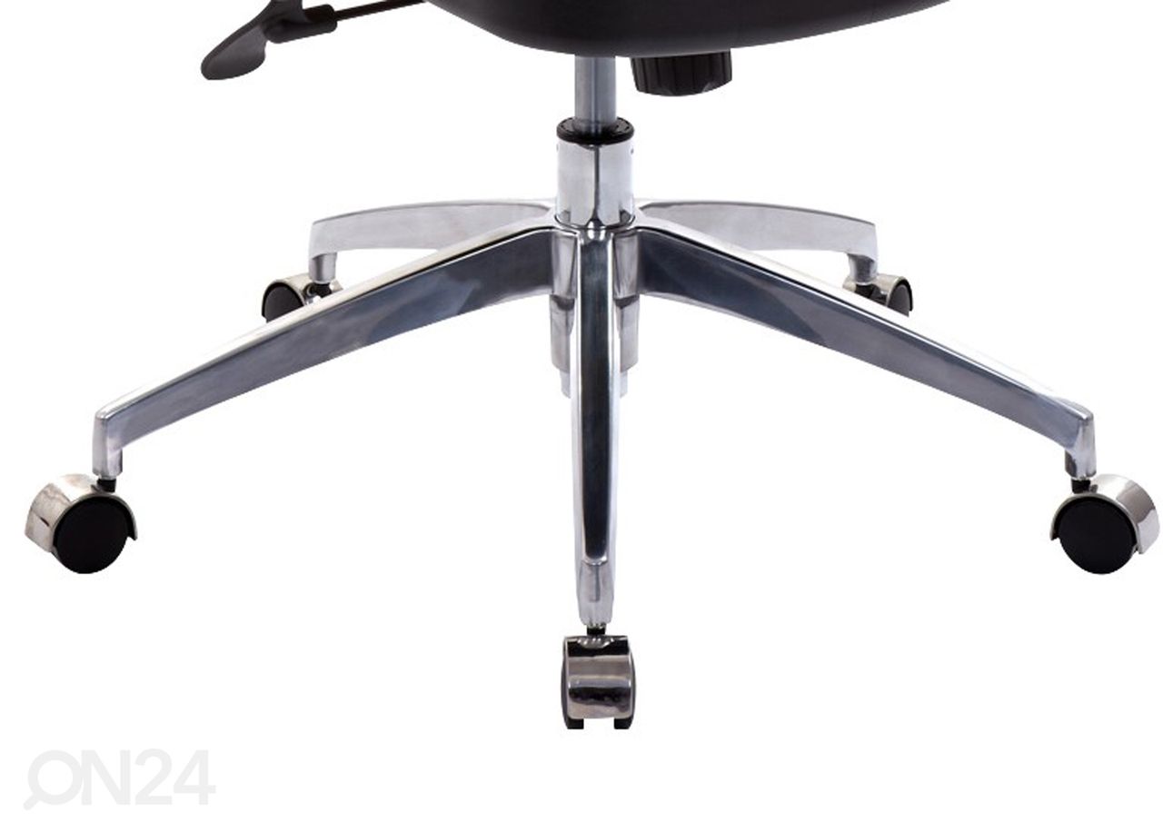 Ergonominen työtuoli Evita Deluxe musta kuvasuurennos