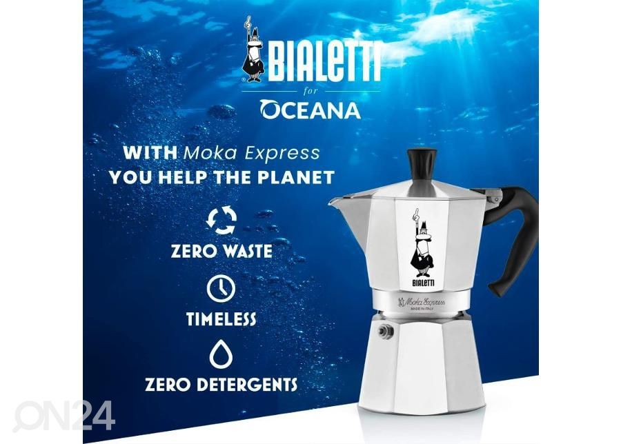 Espressokann Bialetti Moka express 9 kupille kuvasuurennos