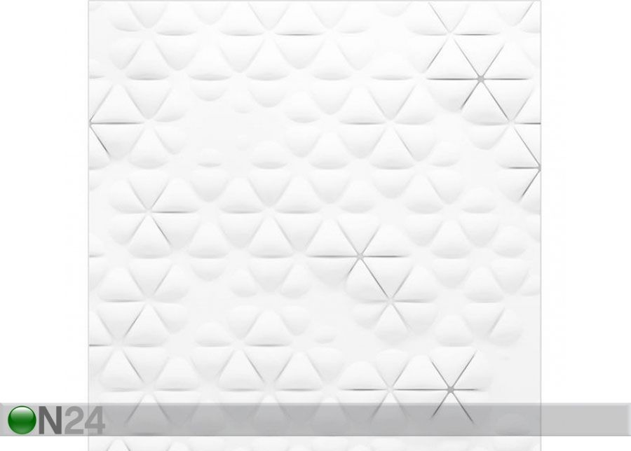 Fleece-kuvatapetti Abstract Triangles In 3D kuvasuurennos
