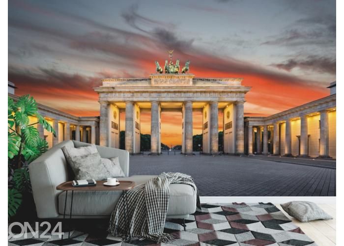 Fleece kuvatapetti Brandenburg Gate 416x290 cm kuvasuurennos