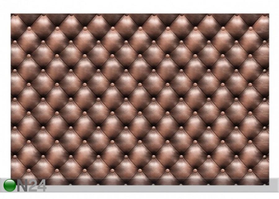 Fleece-kuvatapetti Chesterfield Leather kuvasuurennos