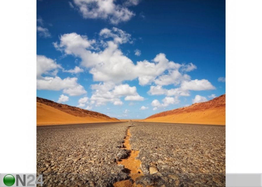 Fleece-kuvatapetti DESERT ROAD kuvasuurennos