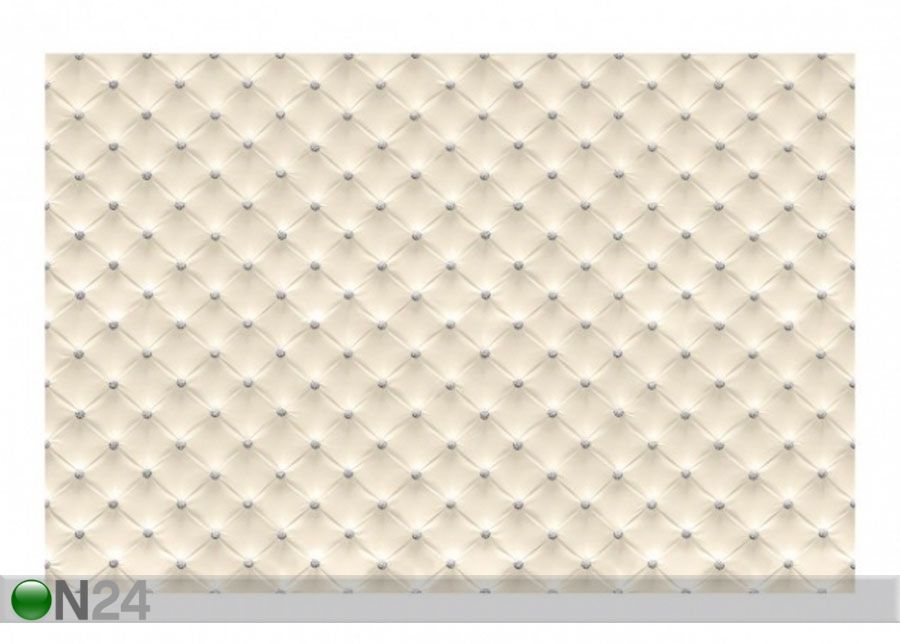 Fleece-kuvatapetti Diamond Cream Luxury kuvasuurennos