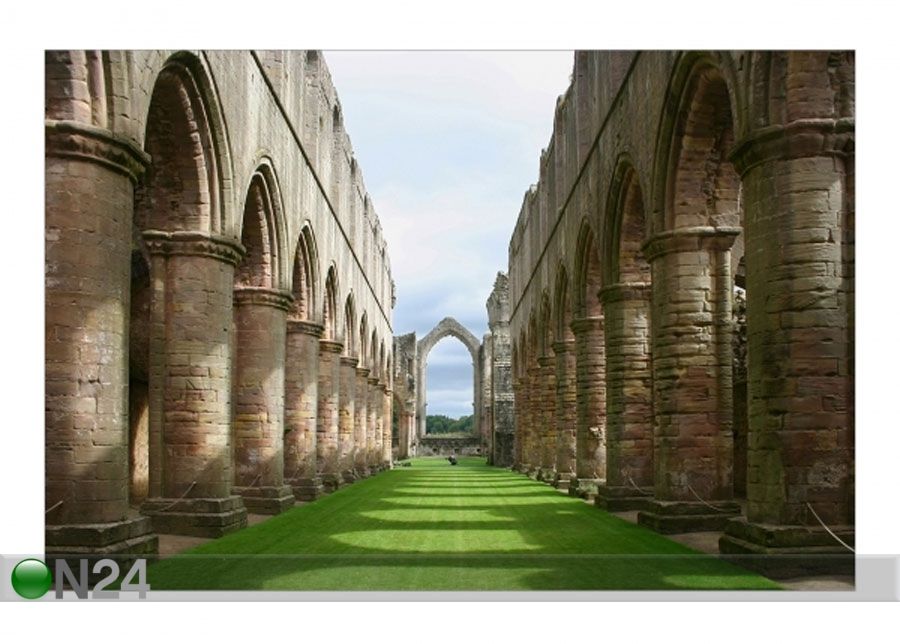 Fleece-kuvatapetti FOUNTAINS ABBEY kuvasuurennos