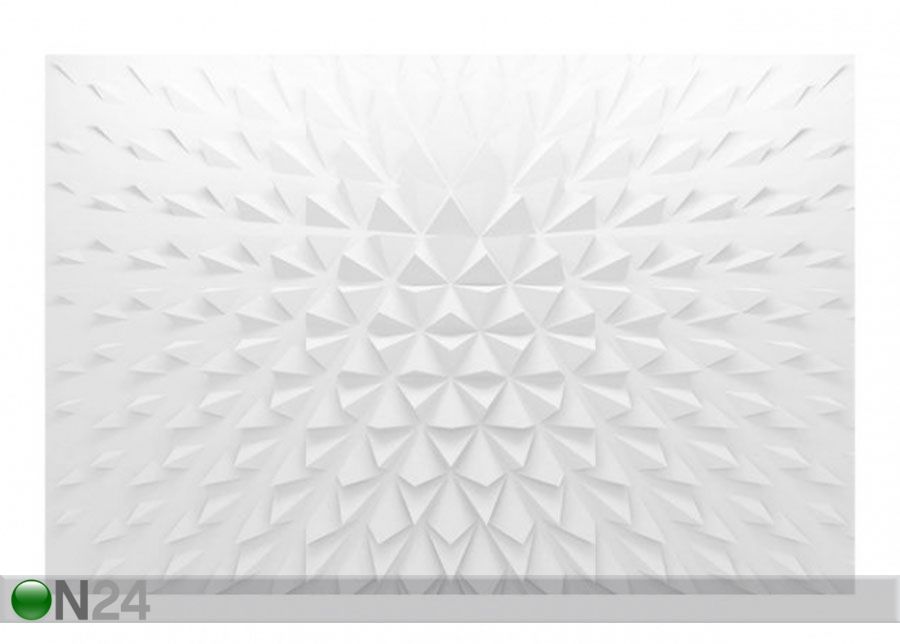 Fleece-kuvatapetti Geometric Pattern 3D Effect kuvasuurennos