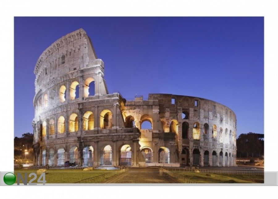 Fleece-kuvatapetti ILLUMINATED COLOSSEUM kuvasuurennos