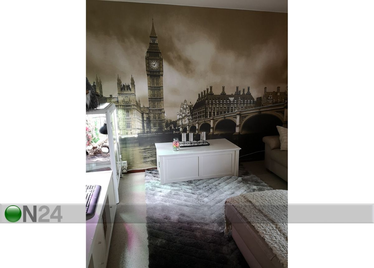 Fleece kuvatapetti LONDON 360x270 cm kuvasuurennos