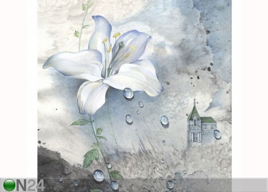 Fleece-kuvatapetti TEARS OF A LILY kuvasuurennos