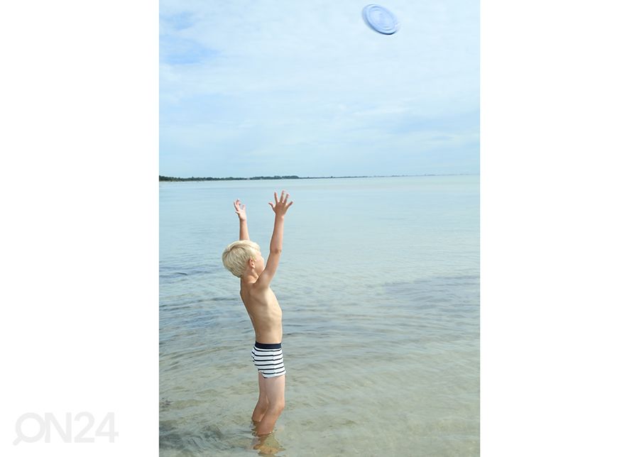 Frisbee Scrunch, tummansininen kuvasuurennos