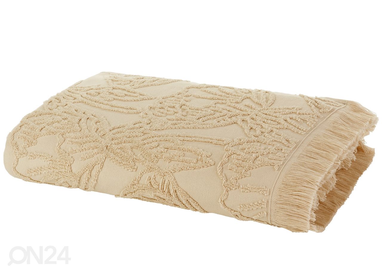 Froteepyyhe Blossom Blossom, beige 48x90 cm kuvasuurennos