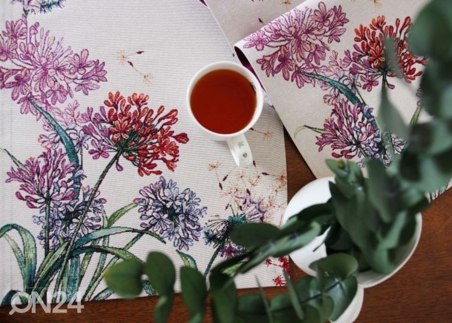 Gobeliini kaitaliina linik Ixora 37x49 cm kuvasuurennos