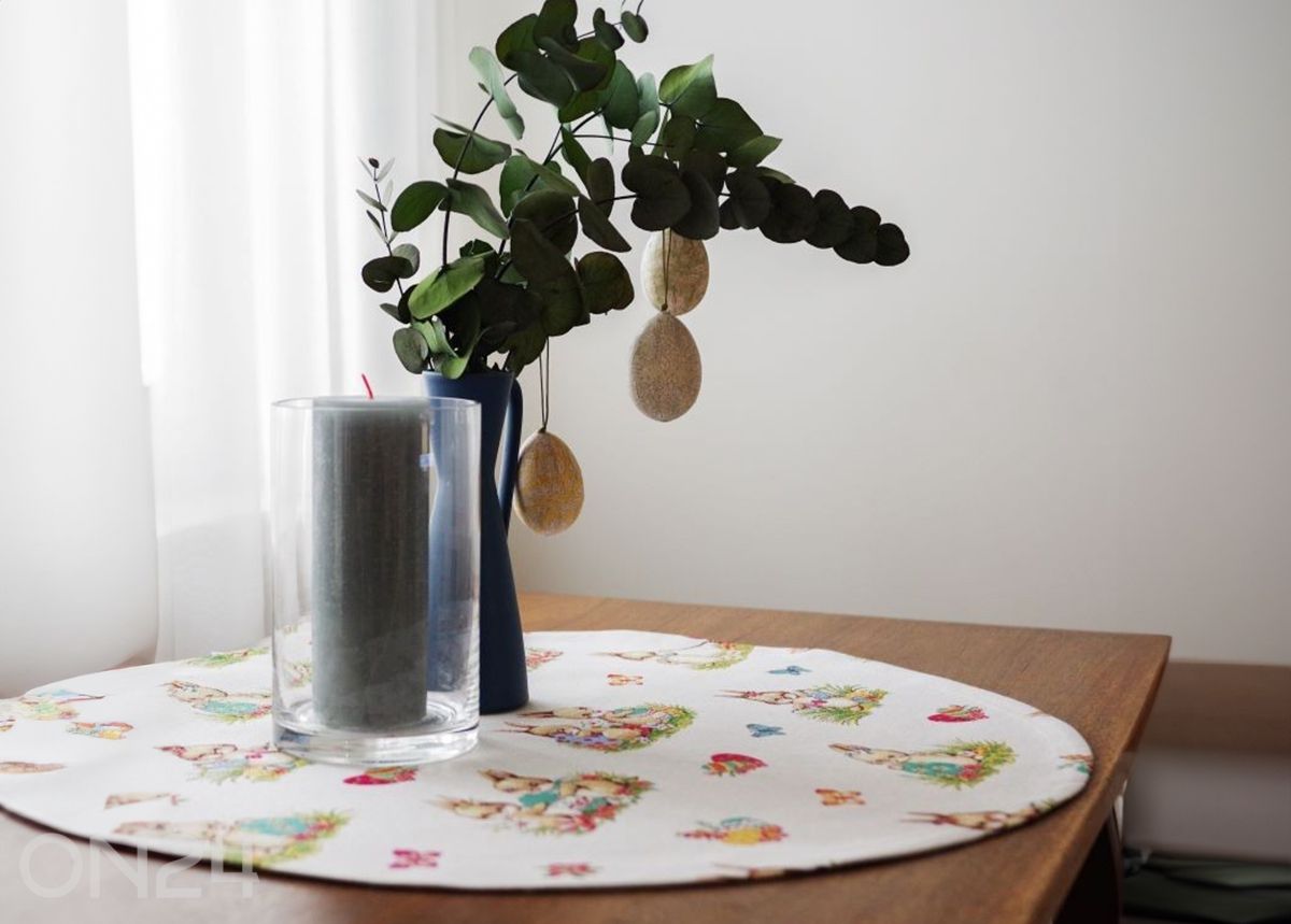 Gobeliinikangas liina Ostern Ø 65 cm kuvasuurennos