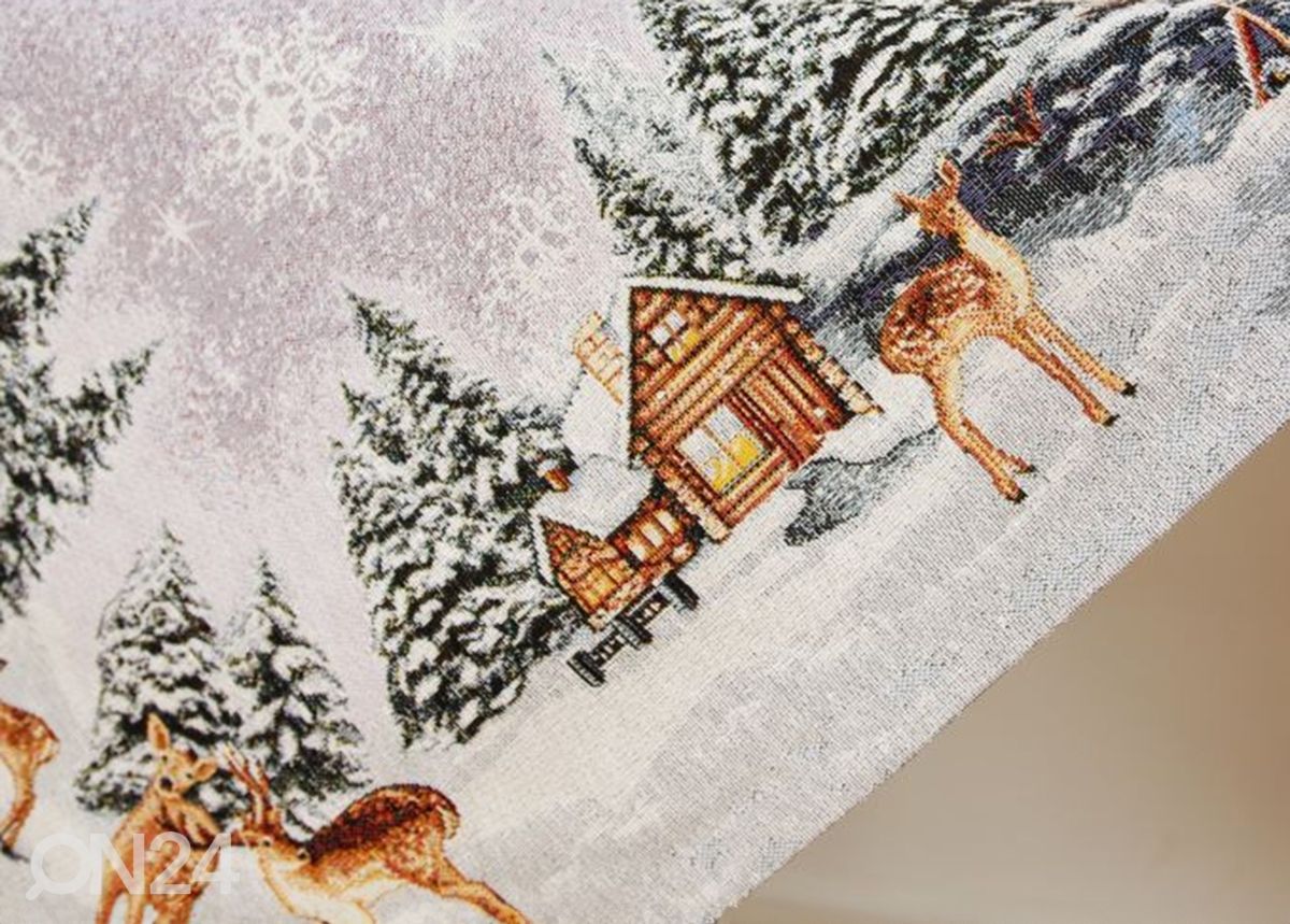 Gobeliinikangas pöytäliina Winter 140x216 cm kuvasuurennos